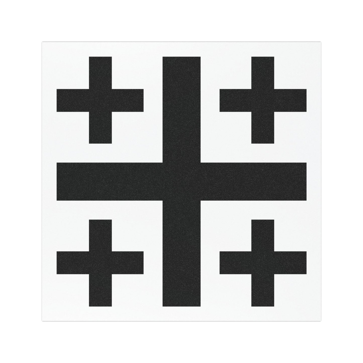 Jerusalem Cross Car Magnet